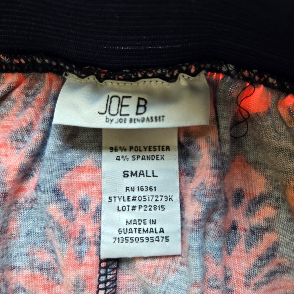 Small Maxi Skirt Coral Navy Blue Pattern Bohemian Comfortable Stretch Waist‎ - Picture 2 of 6
